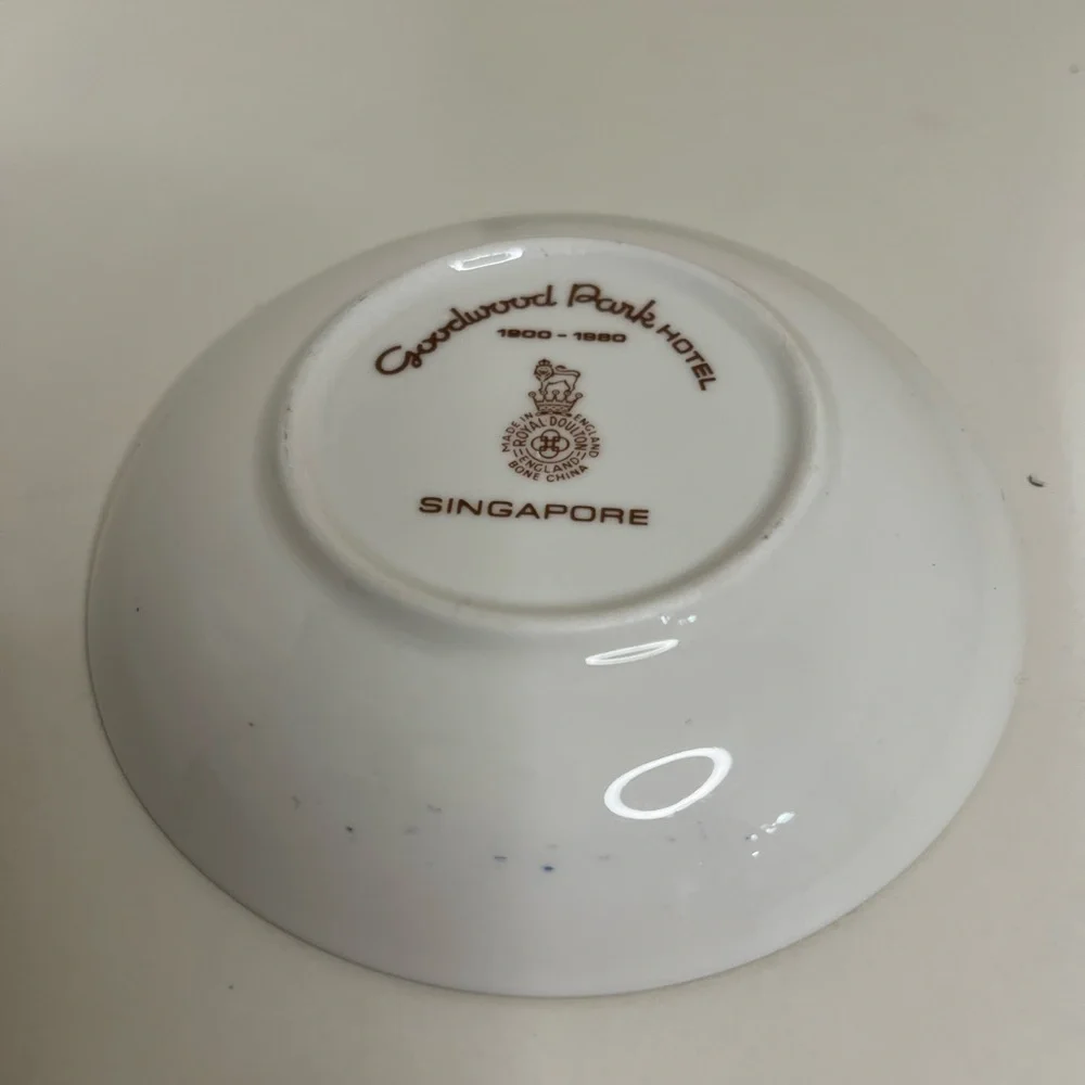 Royal Doulton Singapore Goodwood Park Hotel Trinket Plate w/ Box